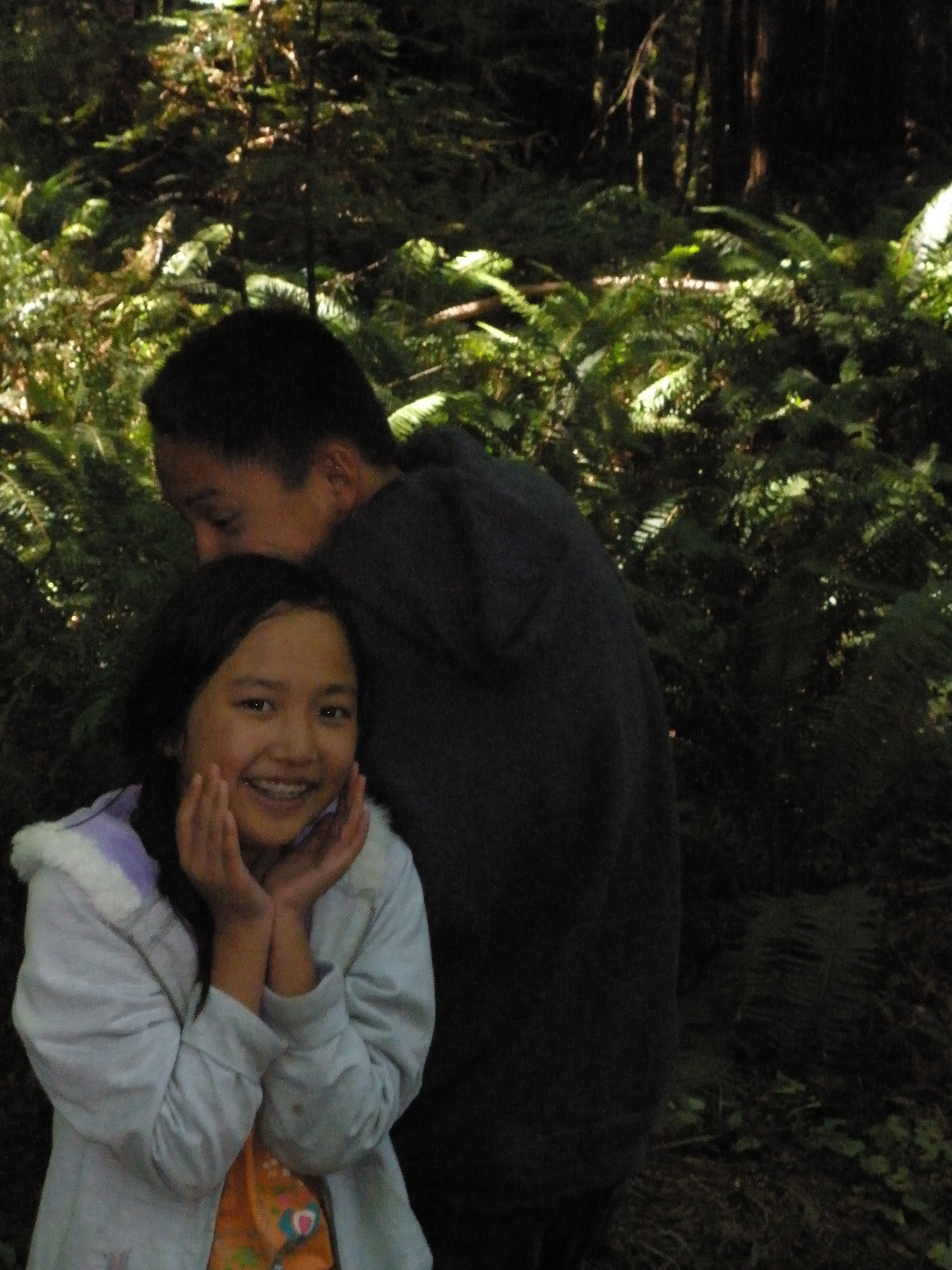 Summer, 2012, with Kara, Andrew and Madeline - Avenue of the Giants - 03